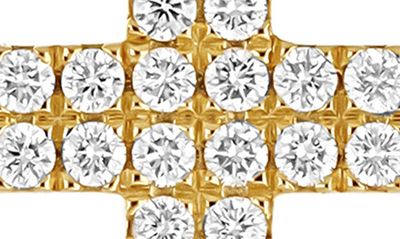 Shop Bony Levy Diamond Cross Pendant In 18k Yellow Gold