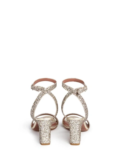 Shop Tabitha Simmons 'leticia' Coarse Glitter Sandals