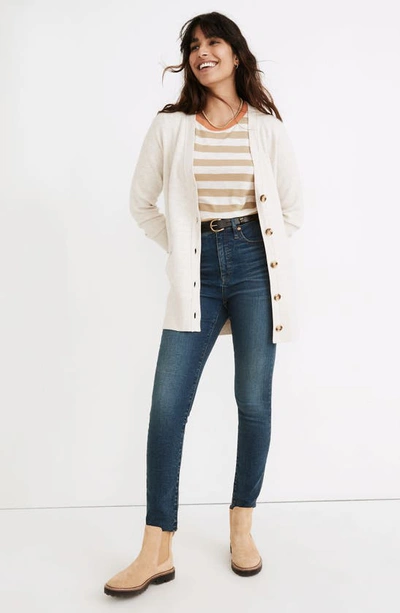 Shop Madewell Miller Cardigan In Heather Coconut