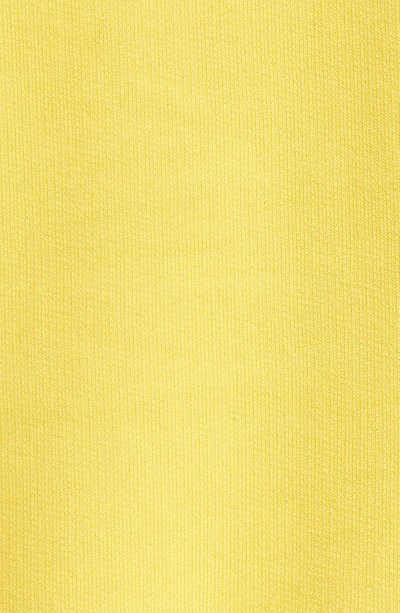 Shop Jacquemus Le Sweatshirt Cotton Logo Hoodie In Yellow 250
