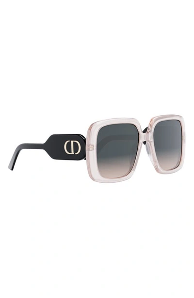 Shop Dior 'bobby S2u 55mm Gradient Square Sunglasses In Pink