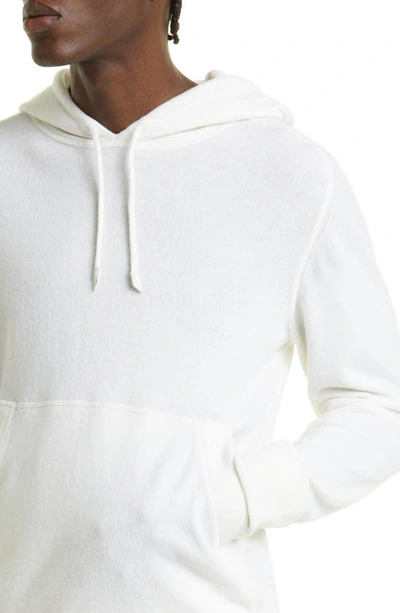 Shop Zegna Oasi Cashmere Hoodie In White