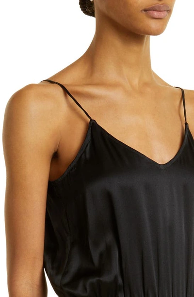 Shop Atm Anthony Thomas Melillo Silk Camisole Jumpsuit In Black