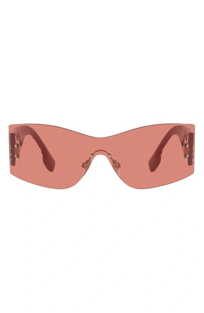 Shop Burberry Shield Sunglasses In Pink