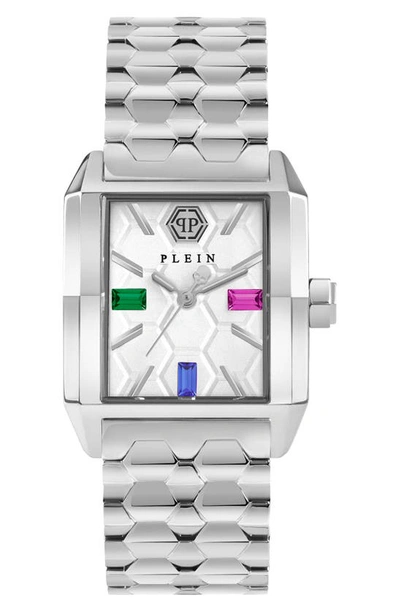 Shop Philipp Plein Offshore Bracelet Watch, 37.5mm In Stainless Steel