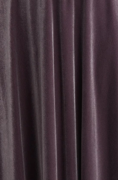 Shop Lulus Besame Beautiful Night V-neck Velvet Gown In Dusty Purple