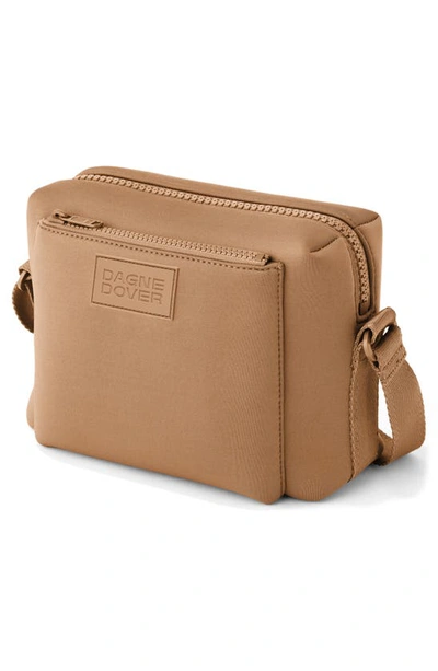 Dagne Dover Micah Water Resistant Crossbody Bag In Camel