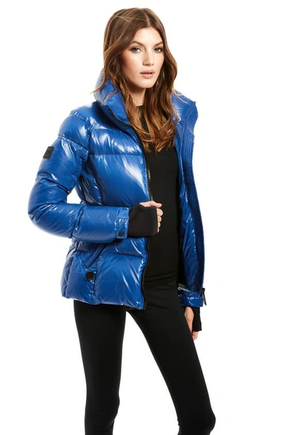 Shop Sam Freestyle Water Repellent Down Puffer Jacket In Wave
