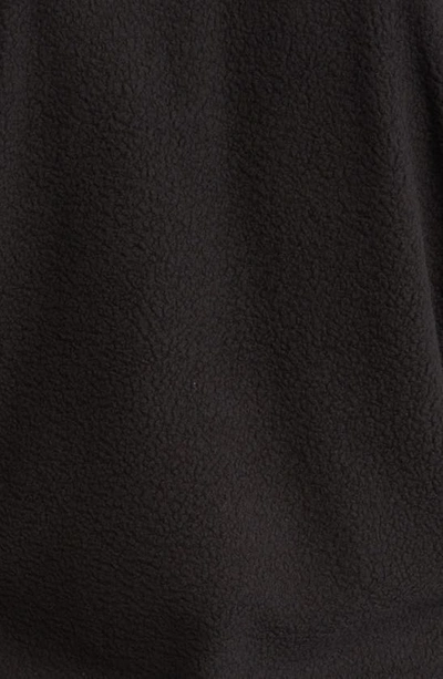 Cutter & Buck Cascade Eco Fleece Mens Quarter Zip Jacket In Black