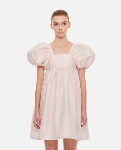 Shop Cecilie Bahnsen Tilde Mini Dress In Pink