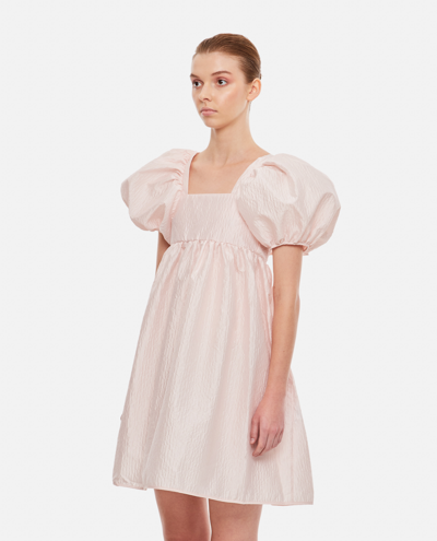 Shop Cecilie Bahnsen Tilde Mini Dress In Pink