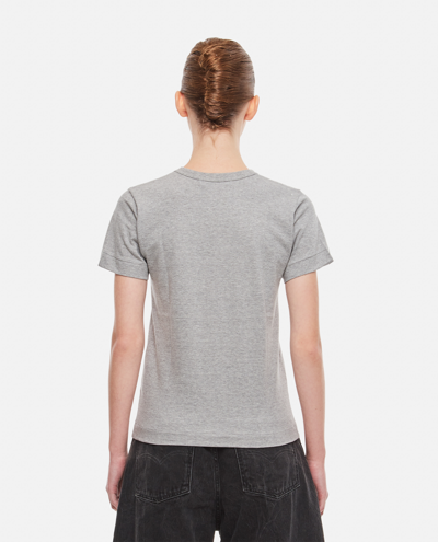 Shop Comme Des Garçons Play Play X Invader T-shirt In Grey