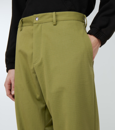 Shop Ranra Madur Cotton-blend Pants In Khaki