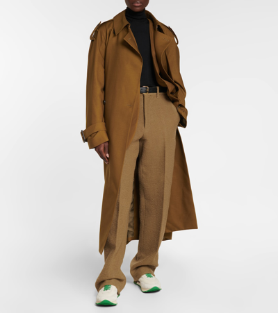The Row Gustavo Wool-blend Pants In Bark