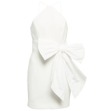 Shop Rebecca Vallance Bridal Grace Halterneck Minidress In Ivory