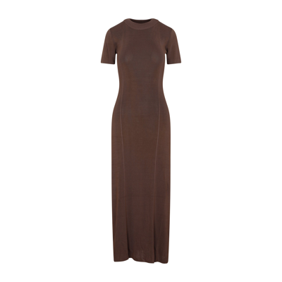 Shop The Row Pesenti Dress In Brown