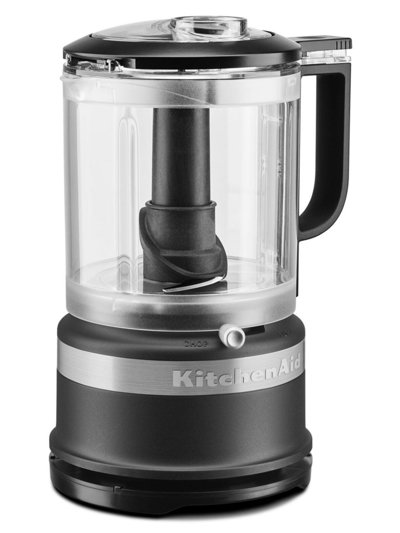 Shop Kitchenaid 5-cup Food Chopper With Multi-purpose Blade & Whisk Accessory In Matte Black