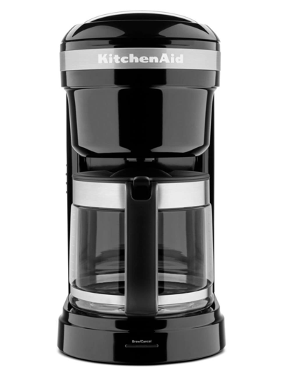 Shop Kitchenaid 12-cup Drip Coffee Maker With Spiral Showerhead & Programmable Warming Plate In Onyx Black