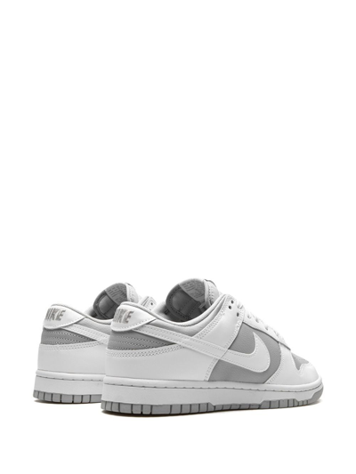Nike Dunk Low Retro Sneakers In Grey Leather In Grey