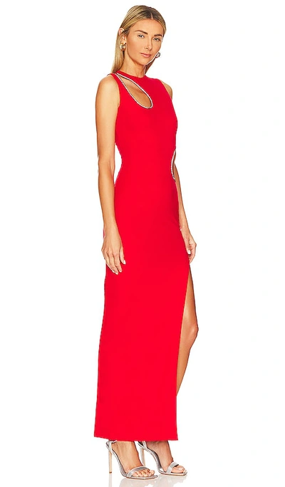 Superdown Sydney Maxi Dress In Red
