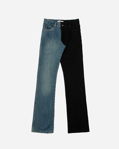 Shop (d)ivision Anton Split Jeans In Black