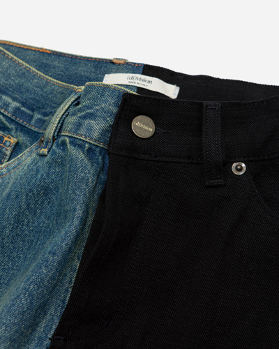Shop (d)ivision Anton Split Jeans In Black