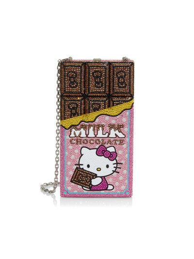 Judith Leiber Women's Hello Kitty Candy Bar Clutch In Silver Light Rose  Multi