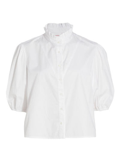 Shop Xirena Women's Tasha Cotton Button-front Shirt In White