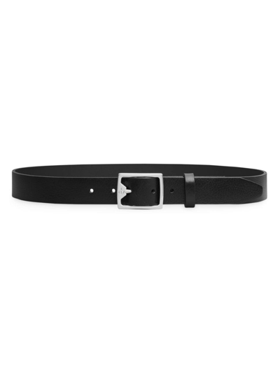 Shop Rag & Bone Women's Boyfriend Leather Belt In Black