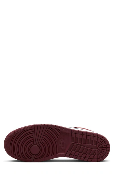 Shop Jordan Nike Air  1 Low Sneaker In Cherrywood Red/ Grey/ White