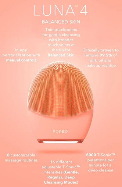 Shop Foreo Luna™4 Balanced Skin Facial Cleansing & Firming Device