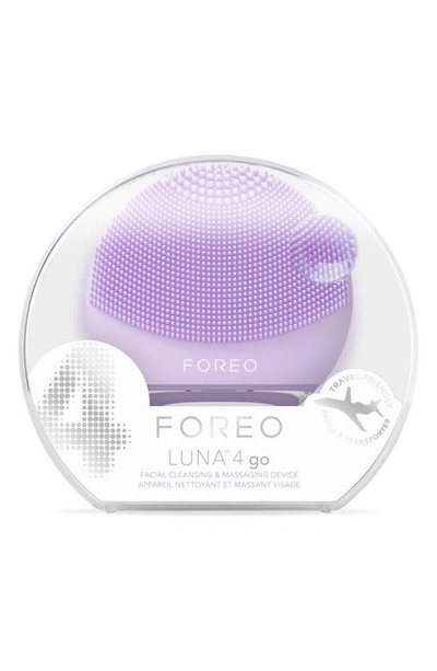 Shop Foreo Luna 4 Go Facial Cleansing & Massaging Device In Lavender
