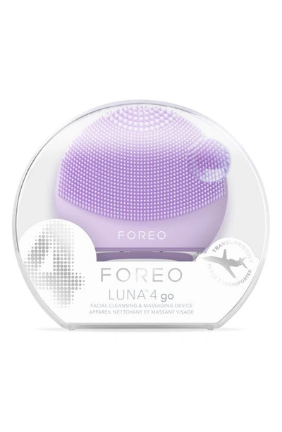 Foreo Luna 4 Go Facial Cleansing & Massaging Device Lavender In Lavender