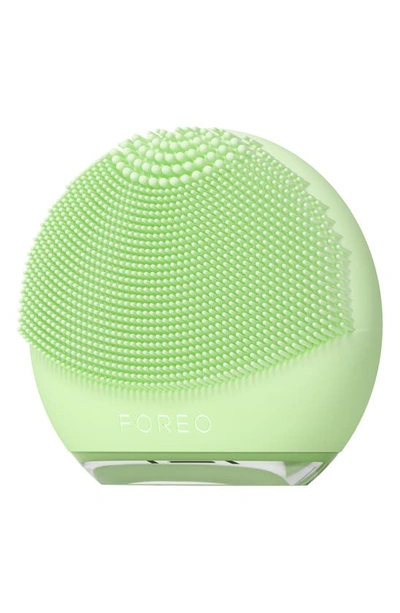 Shop Foreo Luna 4 Go Facial Cleansing & Massaging Device In Pistachio