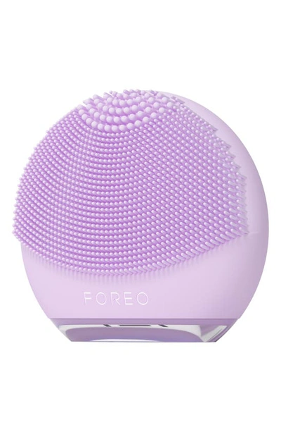 Shop Foreo Luna 4 Go Facial Cleansing & Massaging Device In Lavender