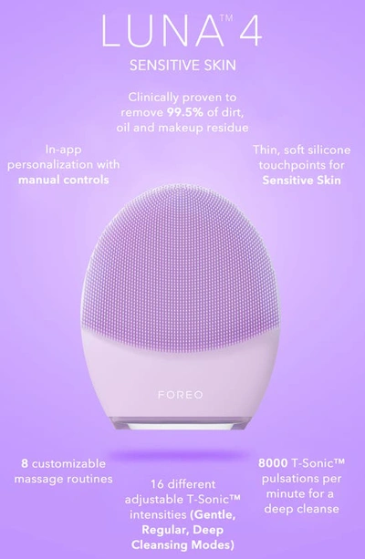 Shop Foreo Luna™ 4 For Sensitive Skin Facial Cleansing & Firming Device