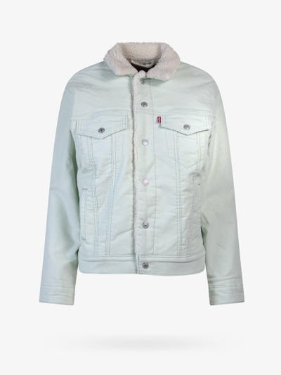 Shop Levi's Jacket In Green