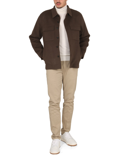 Shop Theory Jacket Justin In Marrone