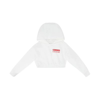 Shop Fendi Logo Sweatshirt In White