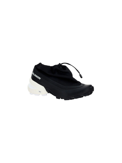 mm6 maison margiela black salomon edition cross low sneakers