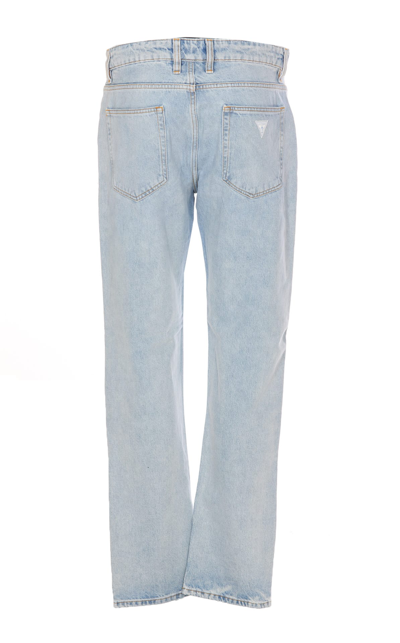 Shop Guess Gusa Denim Jeans In Blue