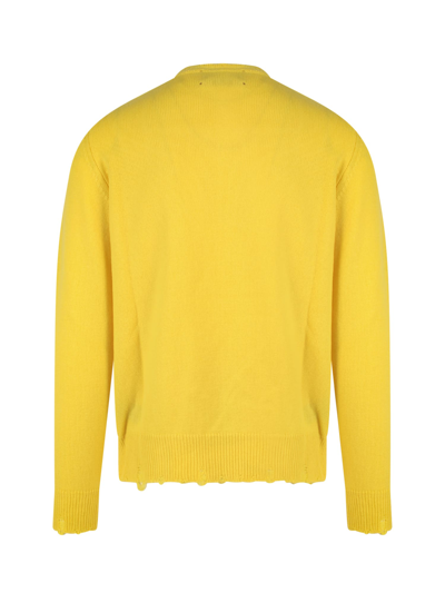 Shop Amaranto Sweater In Yellow