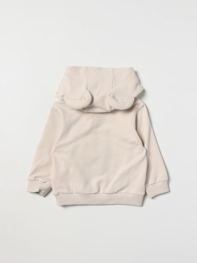 Shop Fendi Sweatshirt With Print In Begie