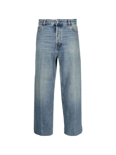 Shop Haikure Blue Denim Trousers