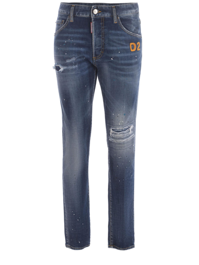 Shop Dsquared2 Jeans  In Cotton Denim