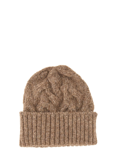 Shop Séfr Knit Hat In Marrone