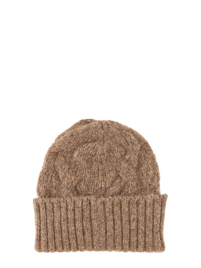 Shop Séfr Knit Hat In Marrone