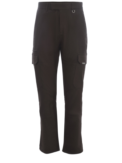 Shop Represent Trousers  Fixed Waistband In Cotton In Grigio
