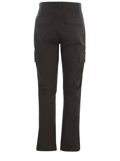Shop Represent Trousers  Fixed Waistband In Cotton In Grigio
