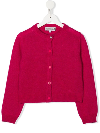 Simonetta Fuchsia Cardigan Girl . In Fuxia